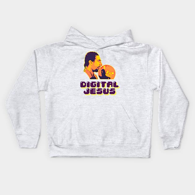 Digital Jesus Quintana  - The Big Lebowski Kids Hoodie by GIANTSTEPDESIGN